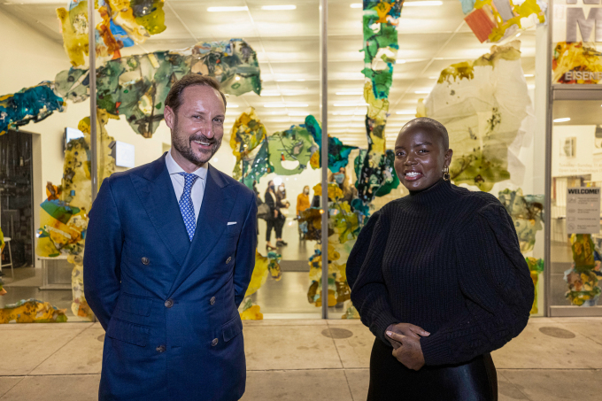 Sandra Mujinga was selected as the first artist for the MUNCH museum’s new SOLO OSLO exhibition series. (Photo: Pontus Höök / Ministry of Foreign Affairs)